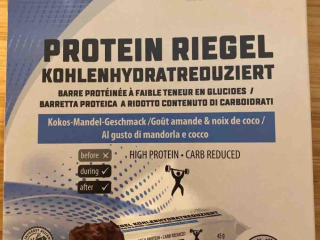 Proteinriegel, Kohlenhydratreduziert, Kokos-Mandel by dugong161 | Uploaded by: dugong161
