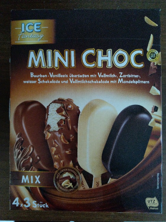Mini Choc weiße Schokolade Ice Fantasy, Vanilleeis mit Weißer Sc | Hochgeladen von: Lilela