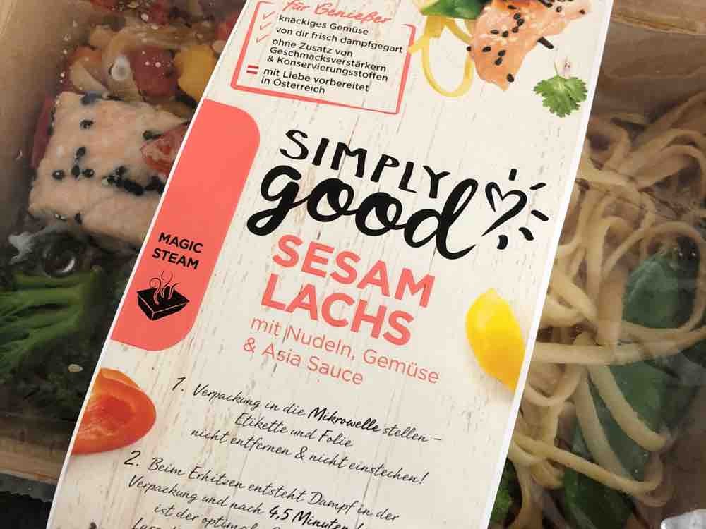 Simply Good Sesam Lachs mit Nudeln, Gemüse & Asia Sauce von  | Hochgeladen von: Bettuey