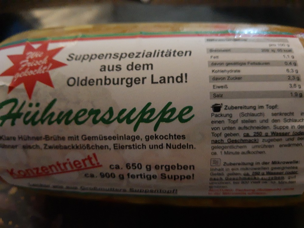 Hühnersuppe, konzentriert von mreimer | Hochgeladen von: mreimer