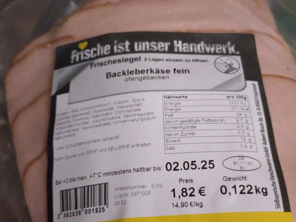 Backleberkäse fein von Boots27 | Hochgeladen von: Boots27 Backleberkäse fein von Boots27 | Hochgeladen von: Boots27