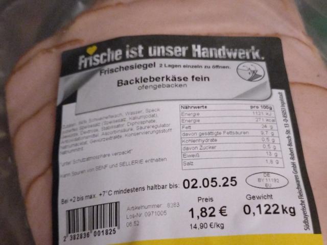 Backleberkäse fein von Boots27 | Hochgeladen von: Boots27 Backleberkäse fein von Boots27 | Hochgeladen von: Boots27