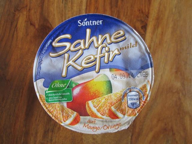 Sahne Kefir (mild), Orange-Mango | Hochgeladen von: CaroHayd
