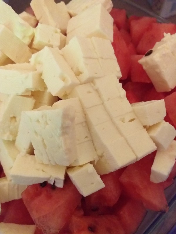 Wassermelonen Schafskäse Salat von Madelaine38 | Hochgeladen von: Madelaine38 Wassermelonen Schafskäse Salat von Madelaine38 | Hochgeladen von: Madelaine38