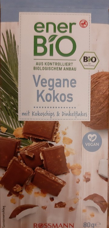 Vegane Kokos ener Bio, mit Kokoschips & Dinkelflocken von Ma | Hochgeladen von: MaryKr