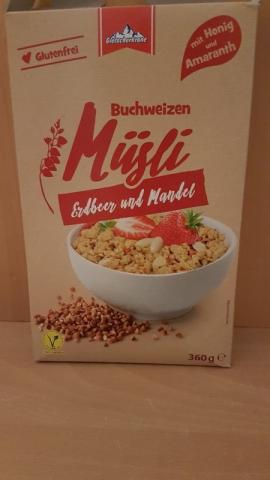 Buchweizen Müsli Erdbeer und Mandel, mit Honig und Amaranth von  | Hochgeladen von: Jennymaus1986