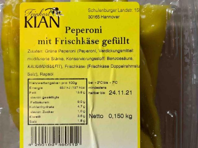 Peperoni mit Frischkäse gefüllt von Wacki | Hochgeladen von: Wacki