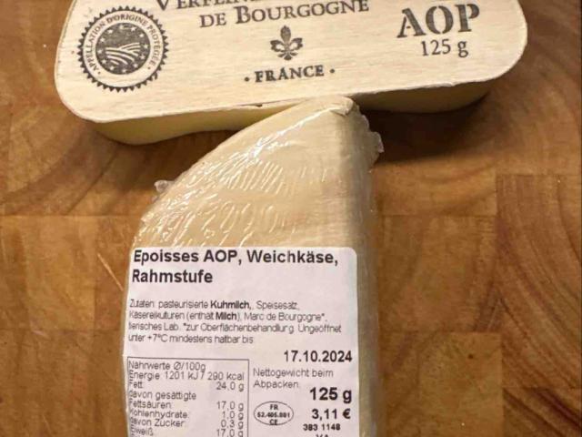 Epoisses Verfeinert mit Marc De Bourgogne, Weichkäse von RobRom8 | Hochgeladen von: RobRom84