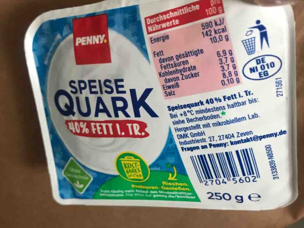 Speise-Quark 40% fett i. tr von Maurice2901 | Hochgeladen von: Maurice2901