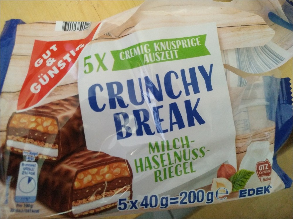 Crunchy Break Milch-Haselnuss-Riegel von hemapi | Hochgeladen von: hemapi