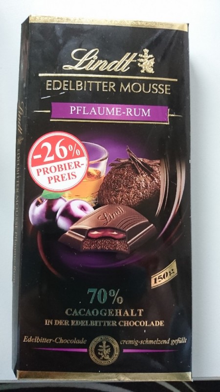 Schokolade Edelbitter Mousse Pflaume Rum von Tupf | Hochgeladen von: Tupf