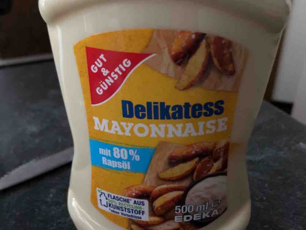 Delikatesse Mayonnaise, mit 80% Rapsöl von Wolli1910 | Hochgeladen von: Wolli1910
