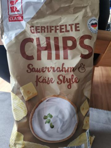 geriffelte Chips, Sauerrahm Käse Style von Sternhen | Hochgeladen von: Sternhen