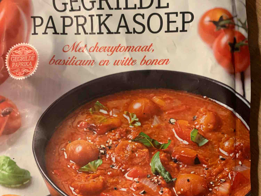Gegrilde Paprikasoep, Witte Bonen. basilikum, cherrytomaat von w | Hochgeladen von: waldvolk