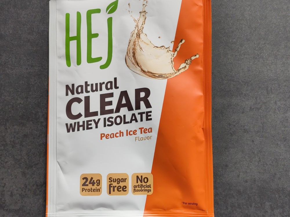 Natural Clear Whey Isolate, Peach Ice Tea von SteffiWo | Hochgeladen von: SteffiWo