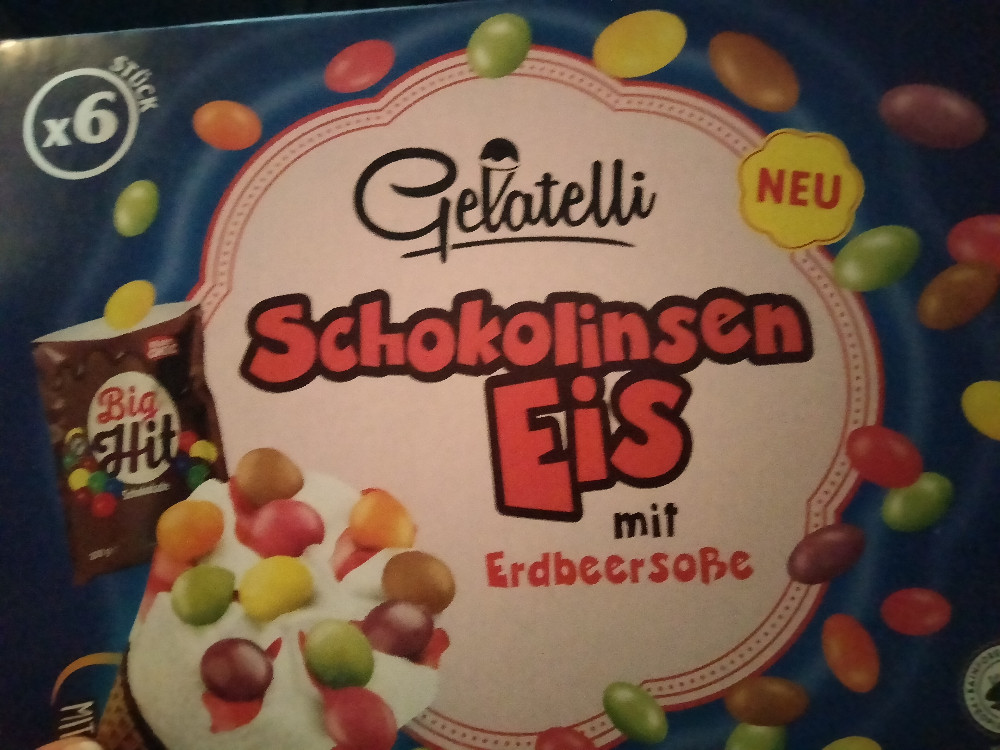 Schokolinsen Eis mit Erdbeersoße von Jenni.123 | Hochgeladen von: Jenni.123