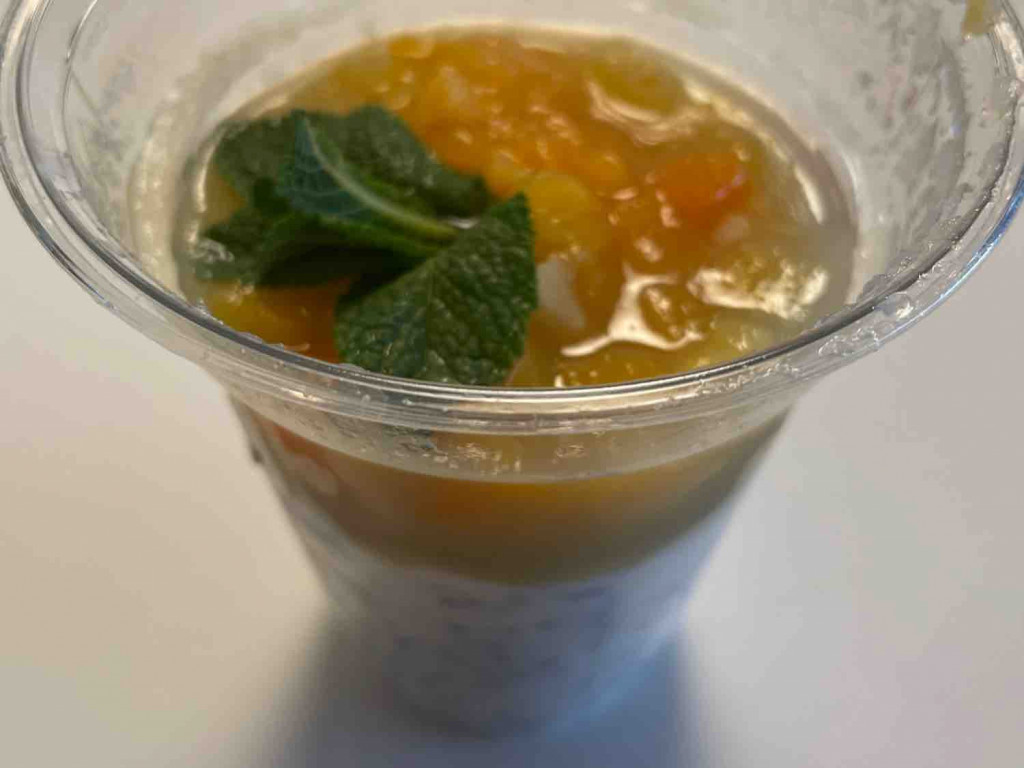 Chia-Sojajoghurt, mit mariniertem Kürbis und grünem Apfel-Püree  | Hochgeladen von: Ascendant