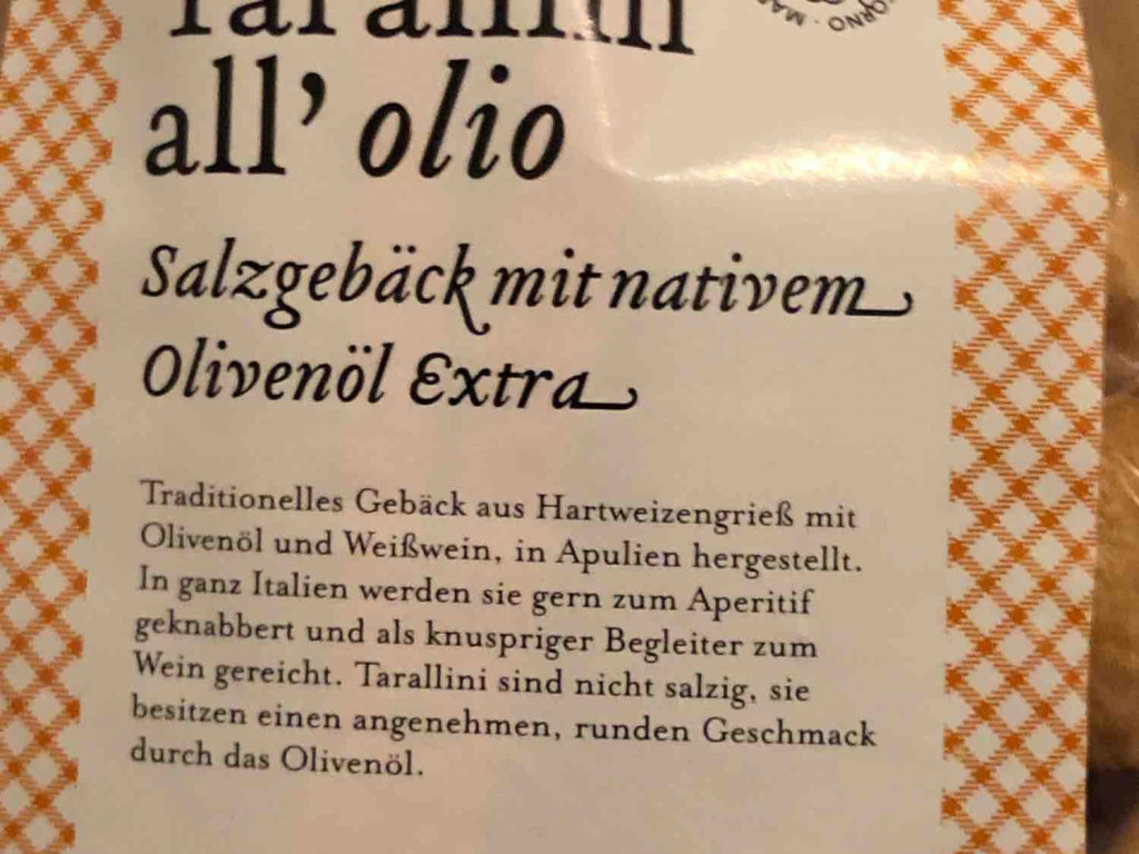 Tarallini all‘olio, Salzgebäck mit nativem Olivenöl extra von bw | Hochgeladen von: bwu74