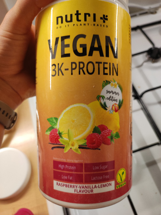 Vegan 3k Protein, Raspberry Vanilla Lemon Flavour von p.ia | Hochgeladen von: p.ia