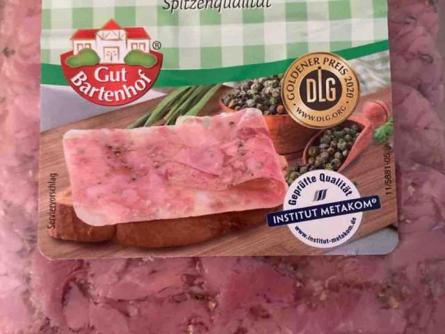 Schinkensülze, mit grünem Pfeffer & grob zerkleinerter Flei  | Hochgeladen von: Krabjuk