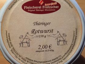 Thüringer Rotwurst, herzhaft | Hochgeladen von: Haribo1311