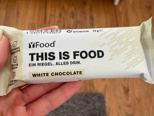 Yfood Riegel, White Chocolate von mariefrisch | Hochgeladen von: mariefrisch