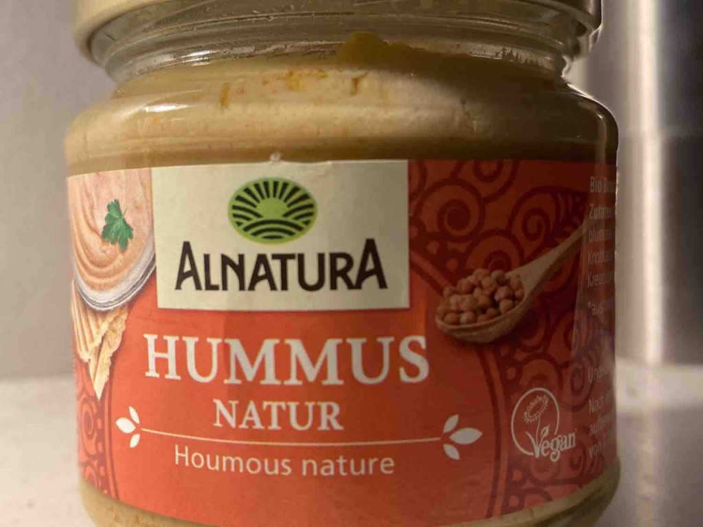 Alnatura Hummus Natur, Bio Brotaufstrich mit Kichererbsen von An | Hochgeladen von: AnneLuneauHamburg