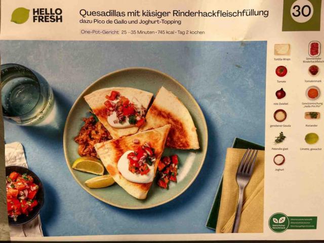 Quesadillas mit käsiger Rinderhackfüllung von luiis | Hochgeladen von: luiis