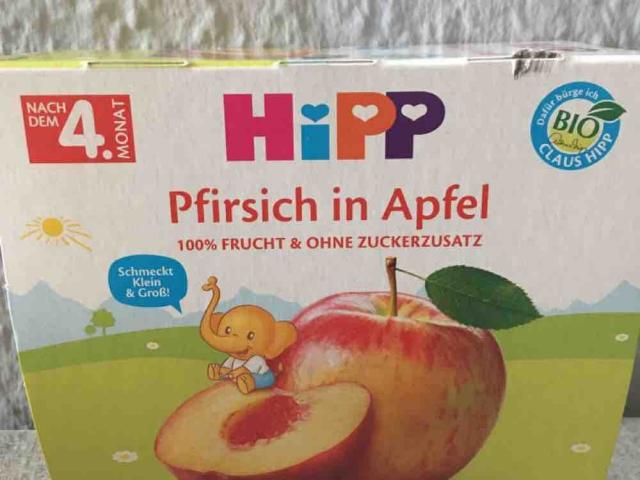 Hipp- Pfirsich in Apfel, 0,1 von Becky79 | Hochgeladen von: Becky79
