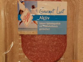 Gourmet Lust Aktivsalami 1a, geräuchert, mit Truthahnfleisch | Hochgeladen von: Enomis62
