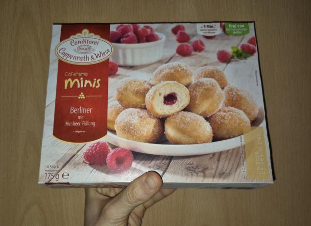 Cafeteria Minis Berliner mit Himbeer-Füllung | Hochgeladen von: Siope Cafeteria Minis Berliner mit Himbeer-Füllung | Hochgeladen von: Siope