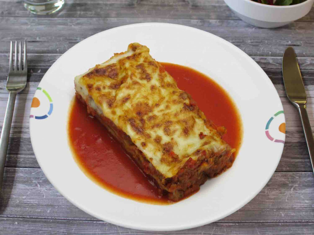 Lasagne mit Tomatensauce Mensa Vaihingen, 529g von JLI | Hochgeladen von: JLI