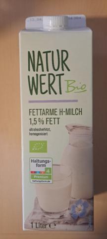 Naturwert Bio fettarme H-Milch 1,5 %, Milch 1,5 % von BambiGold | Hochgeladen von: BambiGold