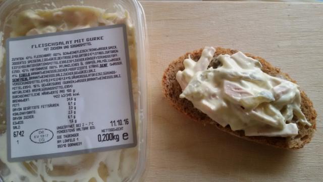 Fleischsalat mit Gurke, Kaufland Wursttheke | Hochgeladen von: jana74