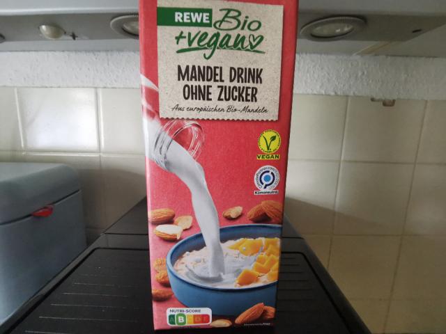 Rewe Bio + vegan, Mandel Drink ohne Zucker von ledneS | Hochgeladen von: ledneS