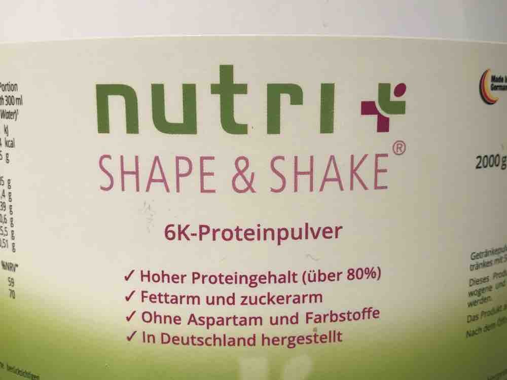 Nutri plus Shape and Shake, veganes Proteinpulver von FSchmke | Hochgeladen von: FSchmke