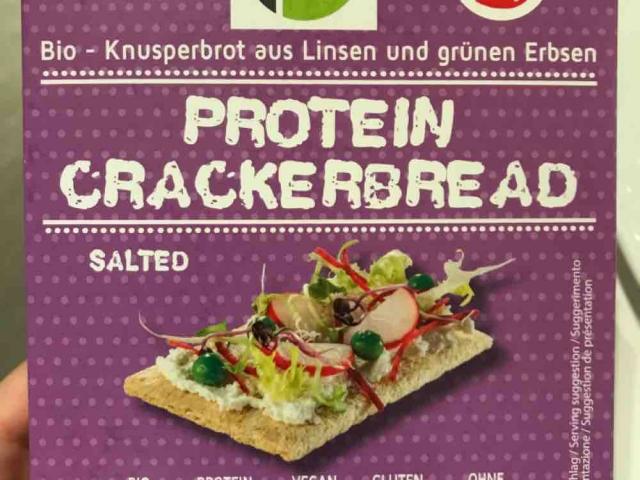 Protein Crackerbread salted, aus Linsen und grünen Erbsen von Da | Hochgeladen von: DarthWemser