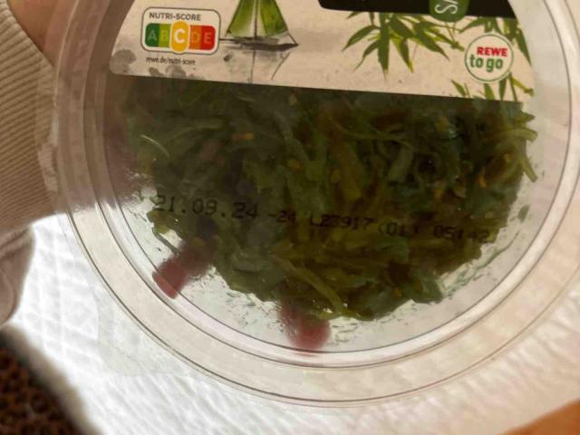 Wakame Salat. Vegan, rewe von cestmoijola | Hochgeladen von: cestmoijola