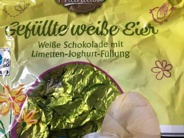 gefüllte weiße Eier, Weiße Schokolade mit Limetten-Joghurt-Fuell | Hochgeladen von: Tilly66