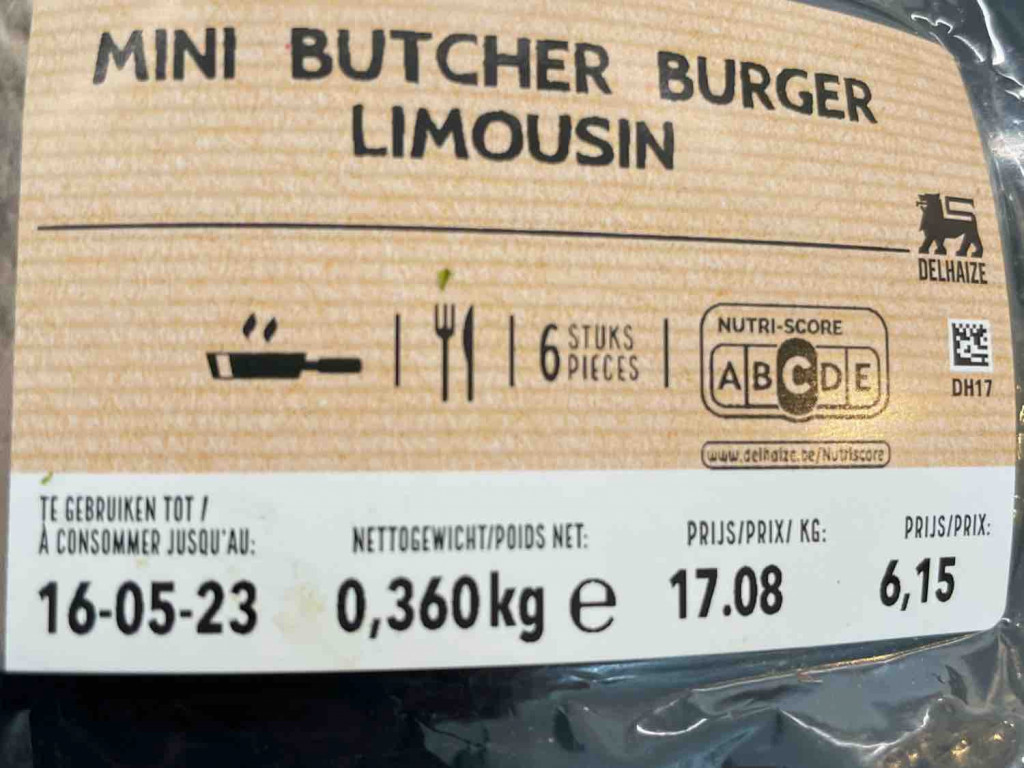 Mini butcher  burger limousin, 11 g Fett von Genevieve | Hochgeladen von: Genevieve