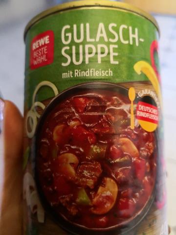 Gulaschsuppe, mit Rindfleisch  von jenniferheinze725 | Hochgeladen von: jenniferheinze725