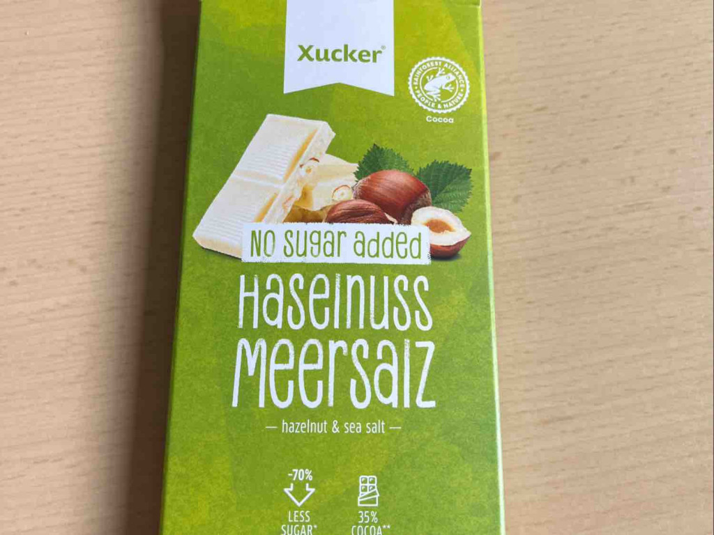 Schokolade No added sugar, Haselnuss Meersalz von mm36dj | Hochgeladen von: mm36dj