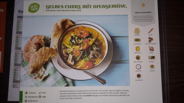 HelloFresh Gelbes Curry, mit Ofengemüse, Erdnüssen und indis | Hochgeladen von: Michael175