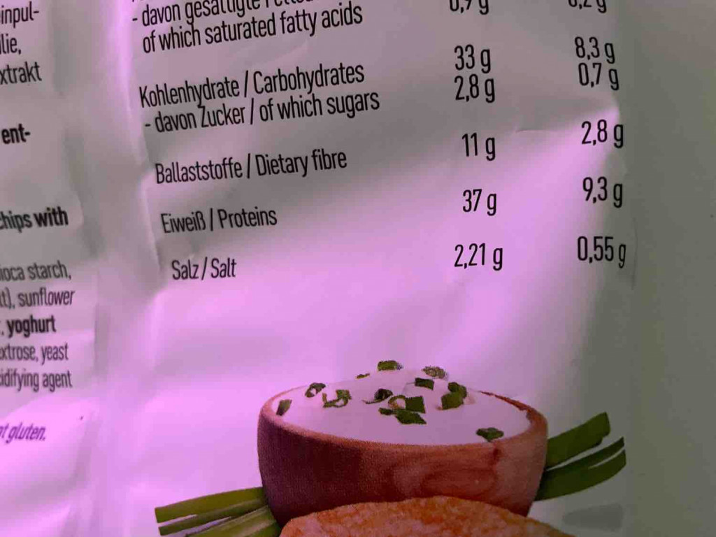 ESN, ESN Protein Chips Kalorien Neue Produkte Fddb