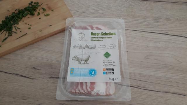 Bacon Scheiben, gepökelter, heißgeräucherter Schweinebauch von g | Hochgeladen von: gothicreaper