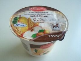 Milbona Fruchtjoghurt Apfel-Birne 0,1% Fett, Apfel-Birne | Hochgeladen von: darklaser