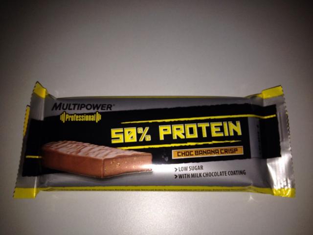 Multipower 50 % Protein Bar, Choclate Banana Crisp | Hochgeladen von: D.C. 67