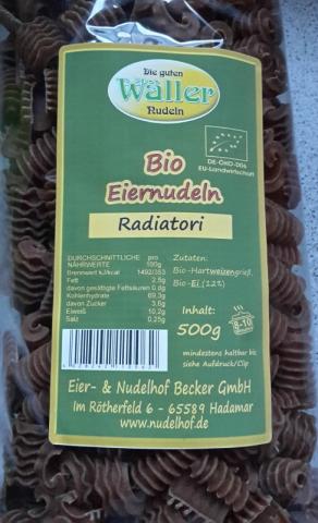 Wäller Bio Eiernudeln Radiatori, ungekocht | Hochgeladen von: caromue2o7