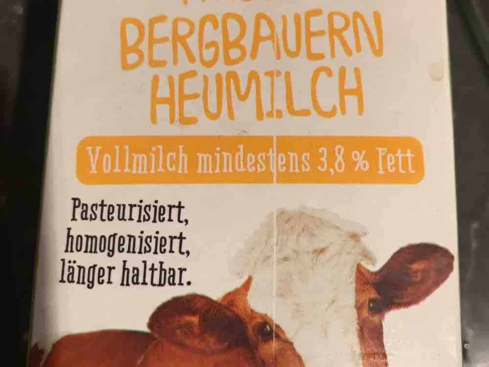 Aldi Sud Bio Frische Bergbauern Heumilch 3 8 Fett Kalorien Neue Produkte Fddb