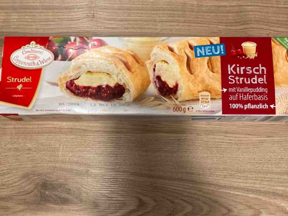 Kirsch Strudel, mit Vanillepudding auf Haferbasis von dg87 | Hochgeladen von: dg87